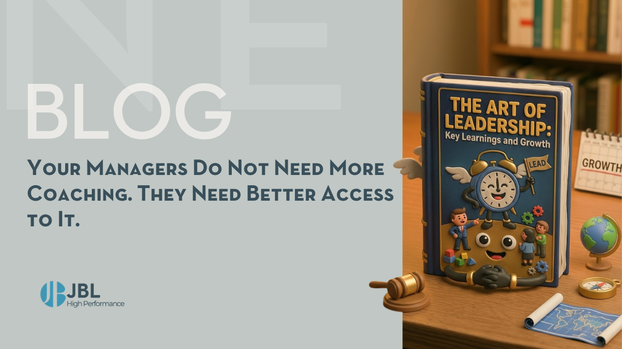 Your Managers Do Not Need More Coaching. They Need Better Access to It.