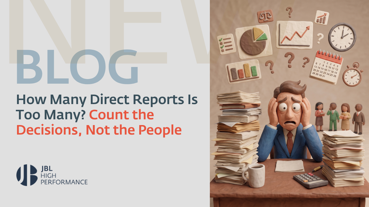 How Many Direct Reports Is Too Many? Count the Decisions, Not the People