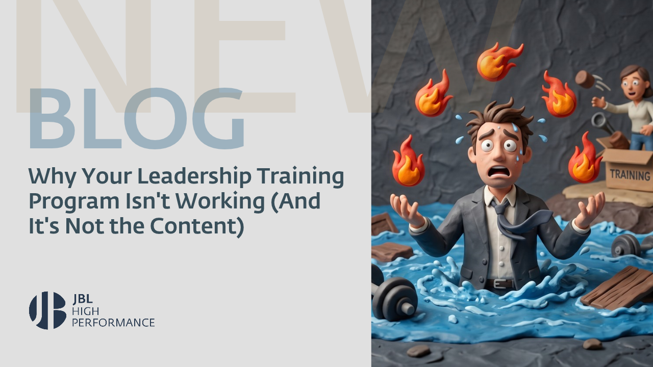 Featured image for the article: Why Your Leadership Training Program Isn't Working (And It's Not the Content)